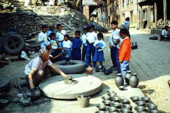 Potters´ Square in Bhaktapur