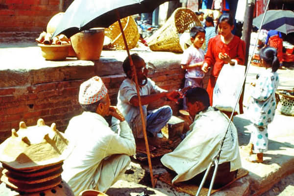 Leben, Arbeiten und Menschen in Kathmandu