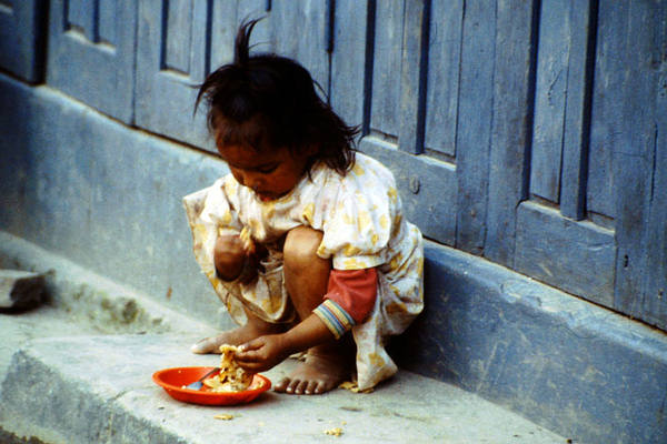 Kinder in Nepal