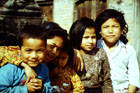 Kinder in Nepal