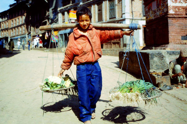 Kinder in Nepal