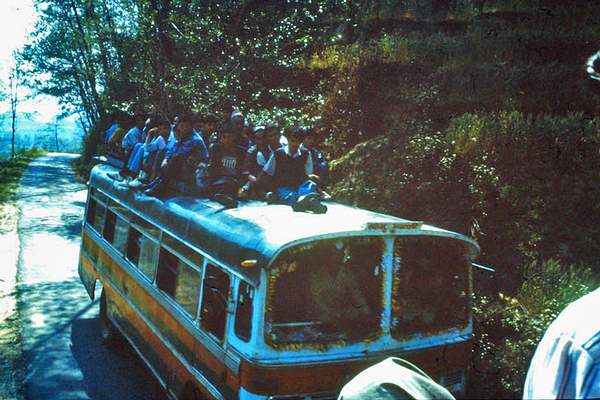 Landleben der Menschen im Kathmandutal