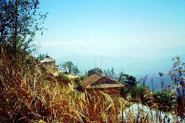 Landleben der Menschen im Kathmandutal