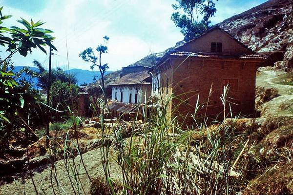 Landleben der Menschen im Kathmandutal