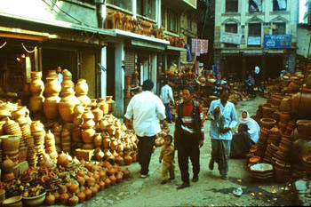 Töpfermärkte in Kathmandu
