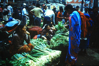 Altstadt von Kathmandu - Gemüsemärkte