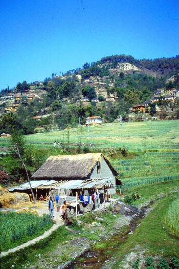 Unterwegs von Bhaktapur nach Nagarkot im Kathmandutal