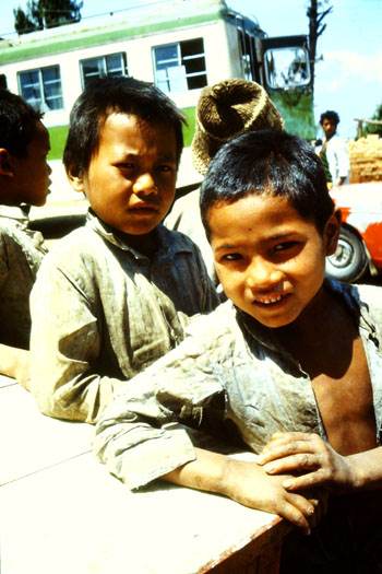 Kinder in Nagarkot