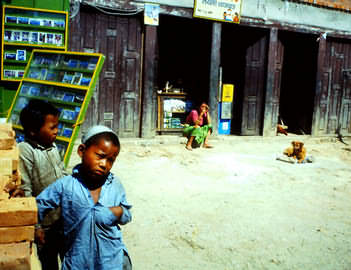 Kinder in Nagarkot